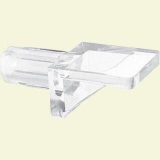 Prime Line 1/4 in. Clear Plastic Square Type Shelf Support Peg (12 Pack) U 9318