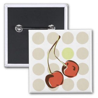 Cheerful Cherries Buttons