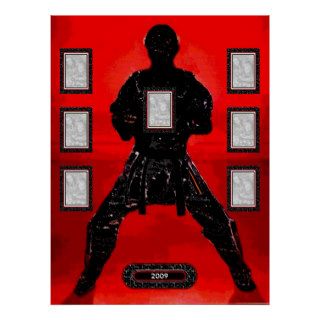 Martial Arts Collage Poster 01 Template