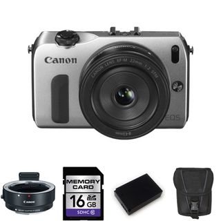 Canon EOS M Mirrorless Digital Camera EF M 22mm STM Lens 16GB Bundle Canon Digital SLR