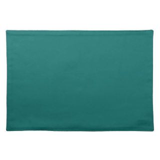 Dark Turquoise Background Place Mat