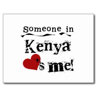 Someone In Kenya Loves Me Post Cards