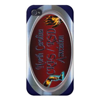 NC CRPS RSD Association Logo Oval Silver Ring iPhone 4 Covers