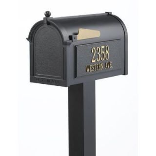 Whitehall Products Premium Streetside Mailbox in Black 16320