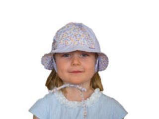 Girl's Sun Hat Olivia Purple/Flower Print, SizeMedium Clothing