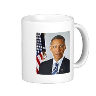 Fractal Art, Official Portrait Barack Obama Mugs