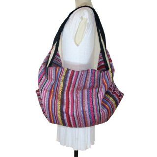 Hippie Hobo Handwoven Cotton Shoulder Bag Backpack Travel Messenger JJ 016 ColorMulticolor