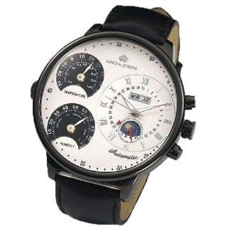 Kings & Queens KQ4005 Mens Oversized 55mm Automatic Mechanical Watch White Face at  Men's Watch store.