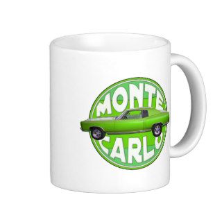 1970 monte carlo green machine coffee mug