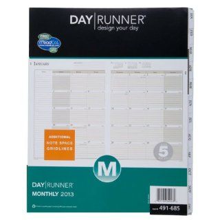 Day Runner PRO Recycled Monthly Planning Pages, 8 1/2 x 11 Inches, 2013 (491 685 13)  Appointment Book And Planner Refills 