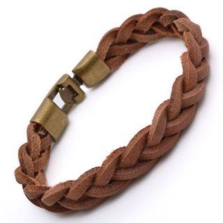 K Mega Jewelry Tribal Leather Wristband Surf brown Mens Bracelet B491 [Jewelry] Jewelry