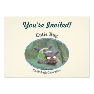Cutie Bug Caterpillar Custom Invite