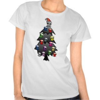 Dark and Gothic Holiday Greeting T shirt