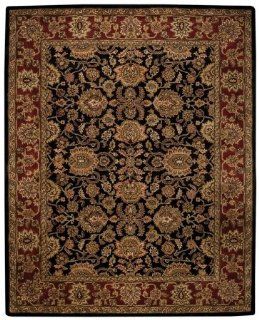 Capel Rugs Regal Persian Collection 350 Black 6' Round   Area Rugs