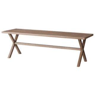 Outdoor Patio Furniture Threshold Bench, Holden Collection