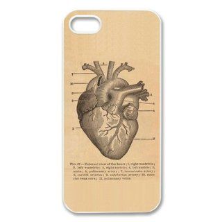 Vintage Medical Illustration of a Heart Hard Case for iPhone 5 Cell Phones & Accessories