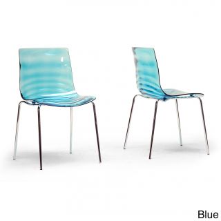 Baxton Studio Marisse Plastic Modern Dining Chairs (set Of 2)