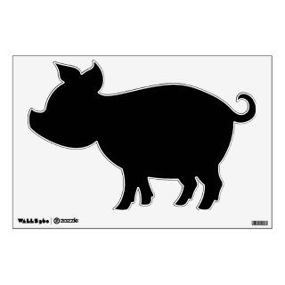 Pig Silhouette Wall Decal