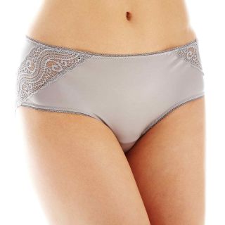 Ambrielle Tummy Smoothing Hipster Panties, Zinc (Gray)
