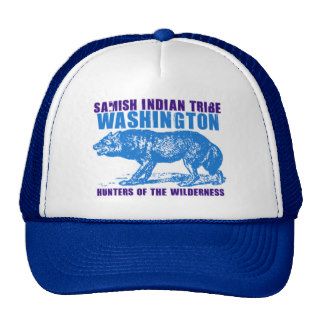 Samish Indian Tribe, Washington blue Mesh Hat