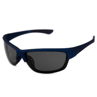 Alta Vision Mens/ Unisex Malibu Blue/polarized Grey Wrap Sunglasses