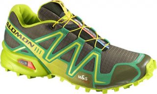 Mens Salomon Speedcross 3   Bayou Green/Clover Green/Mimosa Yellow Running Shoe