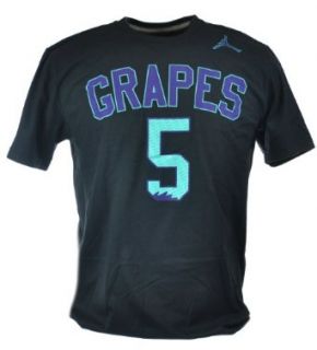 Jordan Retro 5 Grapes Men's T Shirt Black/Grape 534802 010 M Clothing