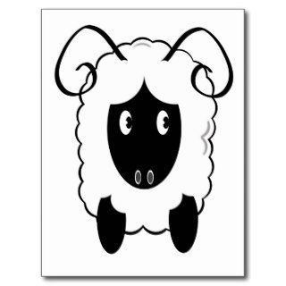 Aries   Funny Cartoon Sheep Post Cards