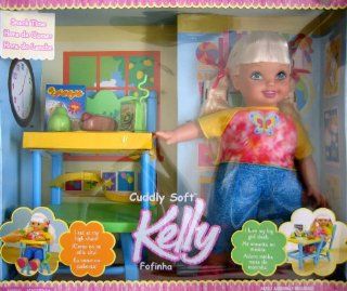 Barbie Cuddly Soft KELLY SNACK TIME Doll 15" w High Chair/Desk, & More (2005) Toys & Games