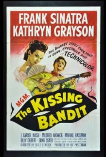 THE KISSING BANDIT * CINEMASTERPIECES 1SH MOVIE POSTER FRANK SINATRA '48 Entertainment Collectibles