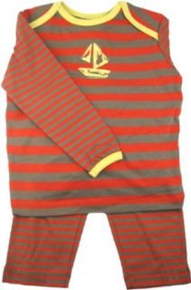 TB2 Boys Cotton Pajamas   CP A 479   Orange, 2 Clothing