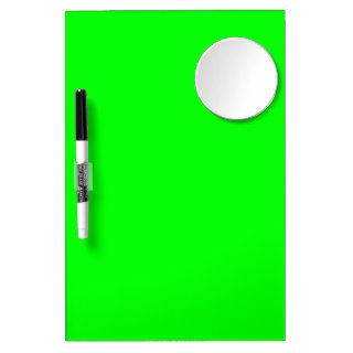 Electric Green Traditional Color Matching Dry Erase Boards