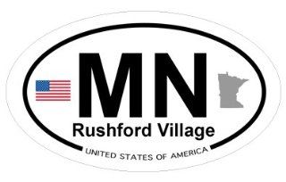 Rushford Village, Minnesota Oval Sticker 