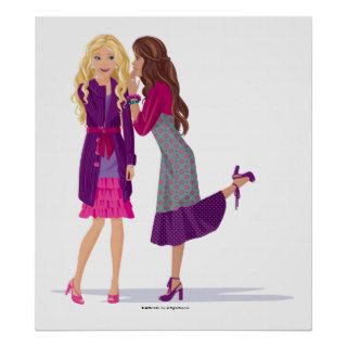 Barbie And Friend Sharing Secrets Print
