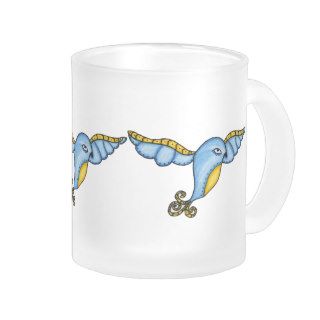 Fantasy Flying Blue Bird Mug