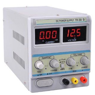 Digital 0 30V 0 5A Variable Lab Precision DC Power Supply AC Input 110v Converter Soldering Station Electric Equipment Unit for Electronic Scientific Automotive