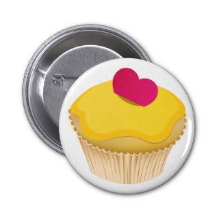 Cupcake Pinback Buttons