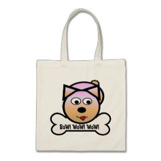Puppy, BoW WoW WoW Tote Bags