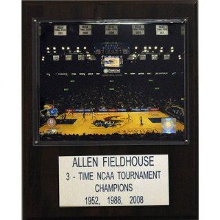 NCAA Basketball 12" x 15" Arena Plaque Arena Allen Fieldhouse  Sports Fan Decorative Plaques  Sports & Outdoors