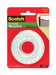 3M Scotch Mounting Tape, .5 Inch by 75 Inch (110)  Masking Tape 
