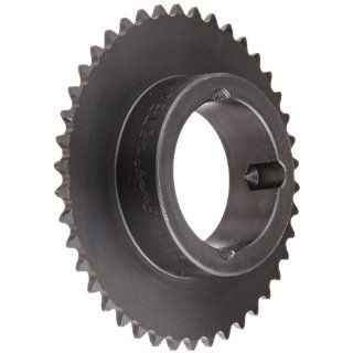 Browning 35TB42 Roller Chain Sprocket, Single Strand, Taper Bore, Bushed, Steel, 35 Pitch, 42 Teeth
