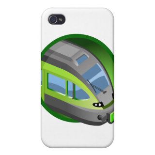 isometric train in green iPhone 4/4S covers