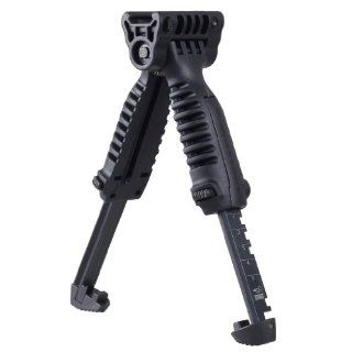 Tactical Adjustable Vertical Fore Hand Grip Bipod Leg Picatinny Rail For Rifle  Gun Monopods Bipods And Accessories  Sports & Outdoors
