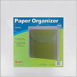 Portable Cropper Hopper Frost 12x12 inch Paper Organizer Advantus Scrapbooking Organizers