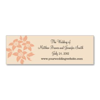 Wedding Website Information Cards Business Card Templates