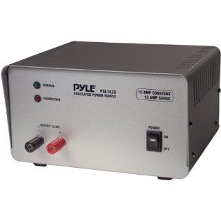 Pyle 10 Amp DC Power Supply With Cigarette Lighter Outlet
