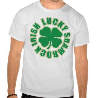 Irish Lucky Shamrock Tshirt