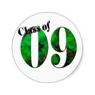 Class of 09 Button #2 (Customizable) Round Sticker