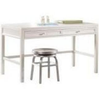Martha Stewart Living Picket Fence 31.5 in. H White Craft Space Table 0463410400