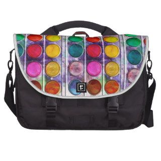 Fine Art Fun Colorful Paint Color Box Commuter Bags